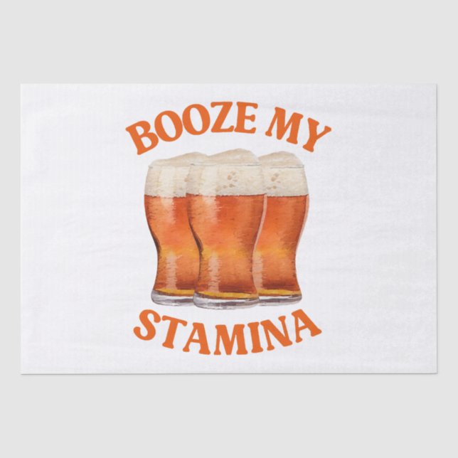 FUNNY IRISH BEER TISSUE PAPER (Front)