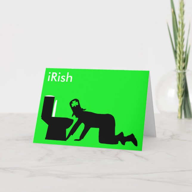 Funny Irish Card (Front)