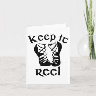 Funny Irish Dance Girls And Womens Gift - Keep It Card
