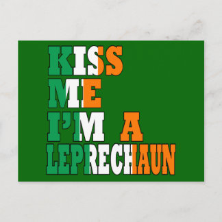 Funny Irish drinking saying Postcard