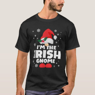 Funny Irish Gnome Family Matching Group Happy Chri T-Shirt