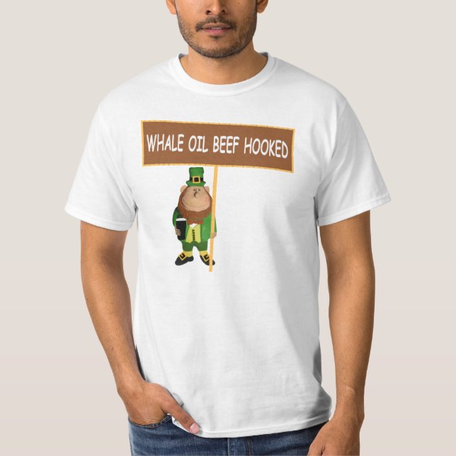 Funny Irish leprechaun T-Shirt (Front)