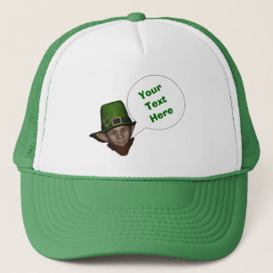 Funny Irish leprechaun Trucker Hat
