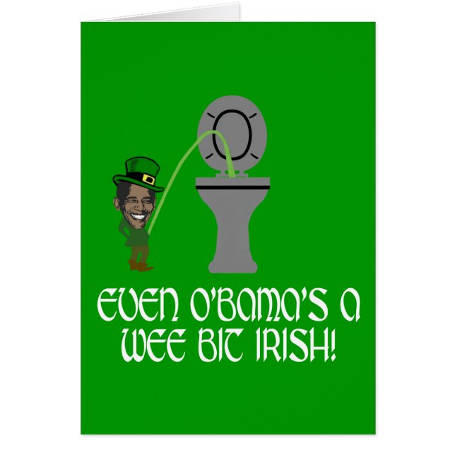 Funny Irish Obama (Front)