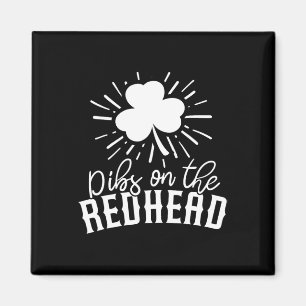 Funny Irish St Patricks Day Shamrock Dibs On The R Magnet