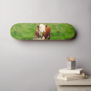 Funny Ironic Cow 4André Skateboard