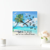 Funny Island Time Clock