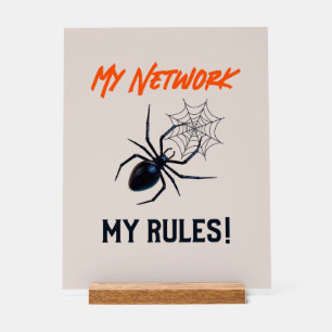 Funny IT Network Admin Humour Gift Acrylic Sign