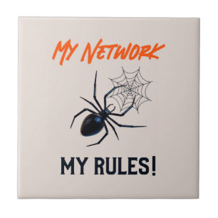 Funny IT Network Admin Humour Gift Ceramic Tile