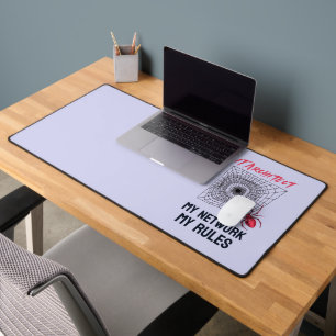 Funny IT Network Admin Humour Gift Desk Mat