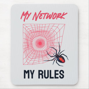 Funny IT Network Admin Humour Gift Mouse Pad