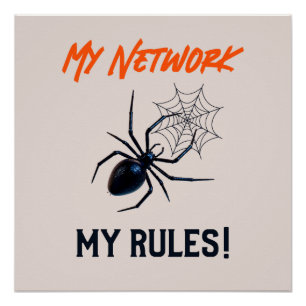 Funny IT Network Admin Humour Gift Poster