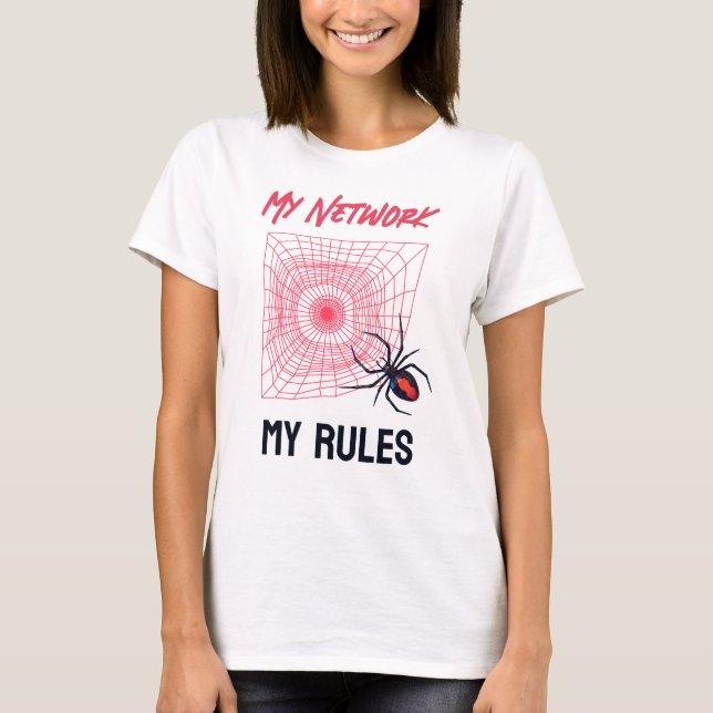 Funny IT Network Admin Humour Gift T-Shirt (Front)