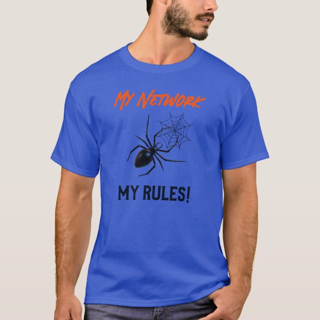 Funny IT Network Admin Humour Gift T-Shirt (Front)