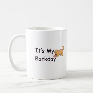 Funny It’s My Barkday Puppy Mug