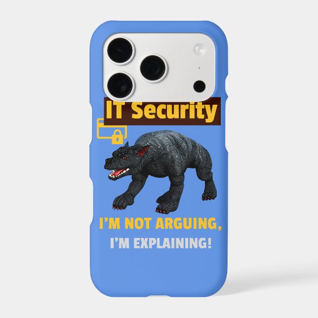 Funny IT Security Explaining Tech Humour Design (Back)