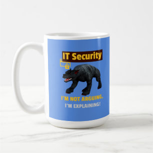 Funny IT Security Explaining Tech Humour Design Coffee Mug