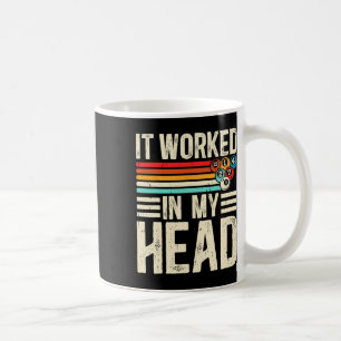 Funny It Worked In My Head Billiard Pool Player Sp Coffee Mug
