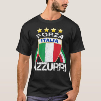 Funny Italia Football Soccer Italian Flag symbol b T-Shirt