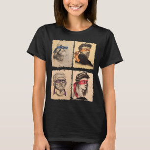 Funny Italian Artists Turtles Art Lovers Gift Rena T-Shirt