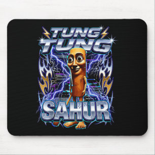Funny Italian Brainrot Tung Tung Tung Sahur  Mouse Pad