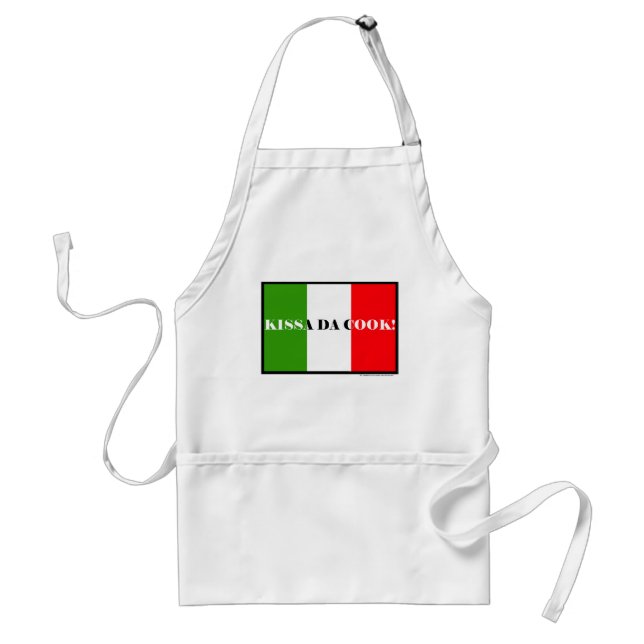 Funny Italian Chef Apron (Front)