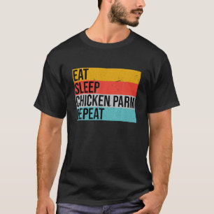 Funny Italian Foodie Parmesan Design For Chicken P T-Shirt
