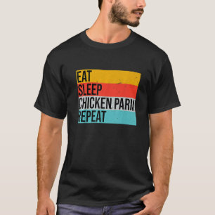 Funny Italian Foodie Parmesan, Design For Chicken  T-Shirt