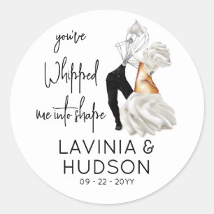 Funny Italian Wedding Classic Round Sticker