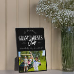 Funny It's a Lifestyle Grandparents Club Photo Plaque<br><div class="desc">A fun, heartfelt gift for the world’s best grandparents! Celebrate the joy of grandparenting with our "Truly Blessed Grandparents Club" photo plaque - personalised with the year established. Designed for those who know that spending time with their grandkids is far more than just "babysitting"— it's a way of life. This...</div>