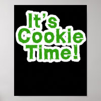 Funny Its Cookie Time Scouts Girl Kids Scouting Mo