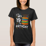 Funny Its My 19th Birthday Cake Decorations 19 Yea T-Shirt<br><div class="desc">Funny Its My 19th Birthday Cake Decorations 19 Year Old</div>