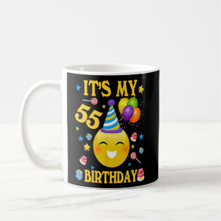 Funny It's My 55th Birthday 55 Years Old 55th Coffee Mug