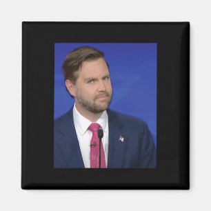 Funny J.d Vance Meme Vice President Debate Face Magnet
