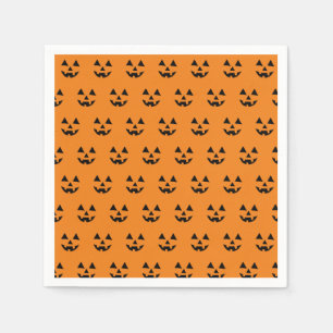  Funny Jack O Lanter Halloween Art Simple Jack O Napkin
