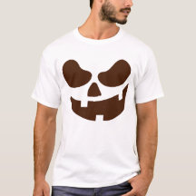 Funny Jack-o'-Lantern Face Halloween T-Shirt
