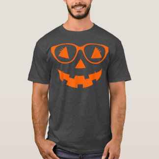 Funny Jack O Lantern Face Pumpkin Halloween Costum T-Shirt