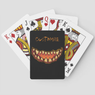 Funny Jack o'lantern Thunder_Cove Playing Cards
