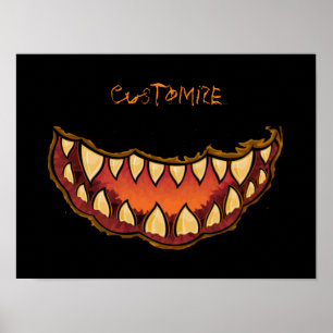 Funny Jack o'lantern Thunder_Cove Poster