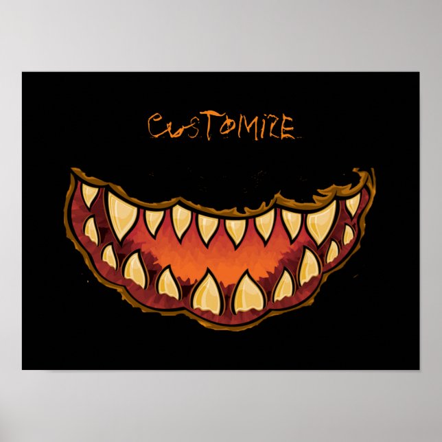 Funny Jack o'lantern Thunder_Cove Poster (Front)