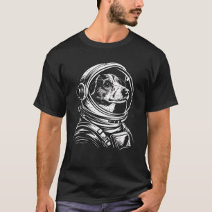 Funny Jack Russel Dog Astronaut Astro Space Suit M T-Shirt