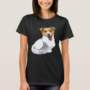 Funny Jack Russell Terrier Dog Face With Cat Body T-Shirt