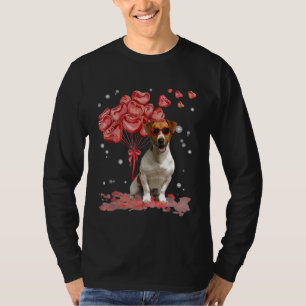 Funny Jack Russell Terrier Heart Valentines Day Do T-Shirt
