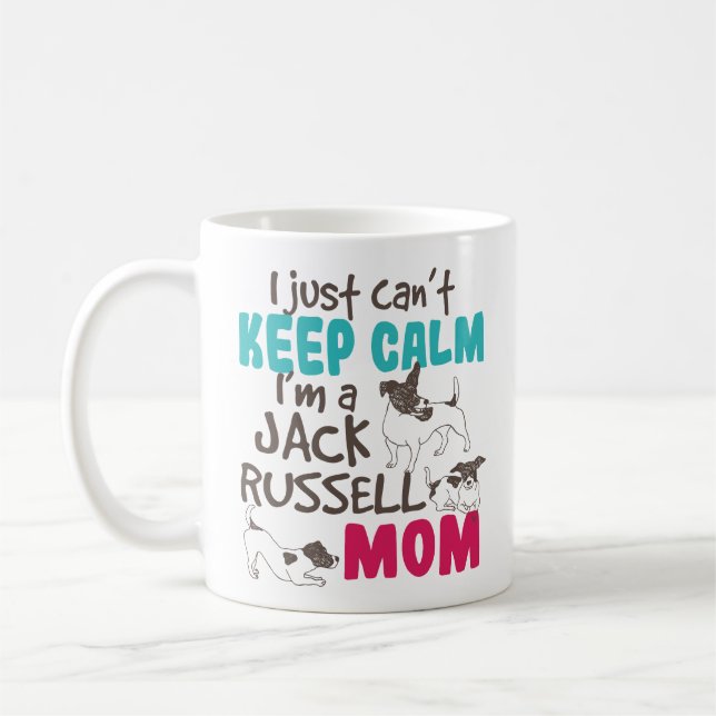 Funny Jack Russell Terrier Lover Dog Mum Mug Gift (Left)