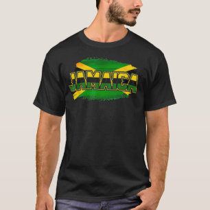 Funny Jamaica Flag Palm Summer soft  T-Shirt