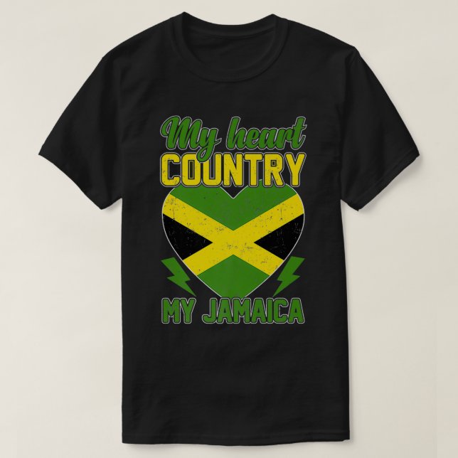 Funny Jamaica Flag Palm Summer Vacation ecchi  T-Shirt (Design Front)