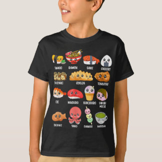 Funny Japanese Asian Food Fan Kawaii Ramen Sushi J T-Shirt