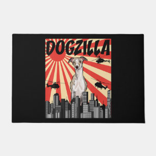 Funny Japanese Dogzilla Whippet Doormat