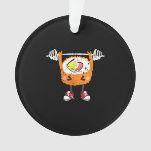 Funny Japanese Food Gym Weightlifting Gift T-Shirt Ornament