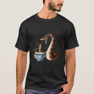 Funny Japanese Kawaii Ramen Snake Ball Python0 T-Shirt